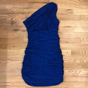 Royal blue stretch dress